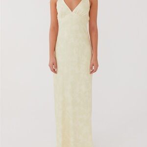 Peppermayo Cream Maxi Dress